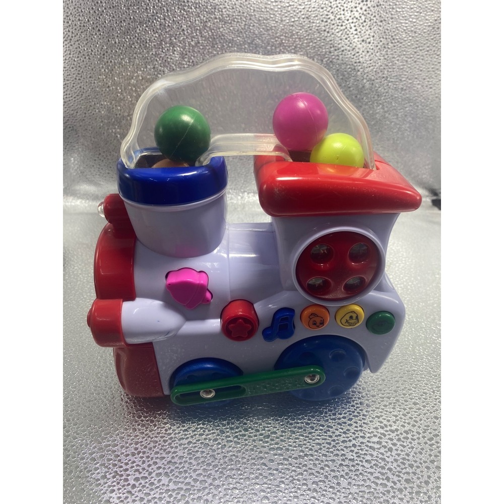 Interactive Musical Toy Train with Moving Balls and Sound Effects Multicolor